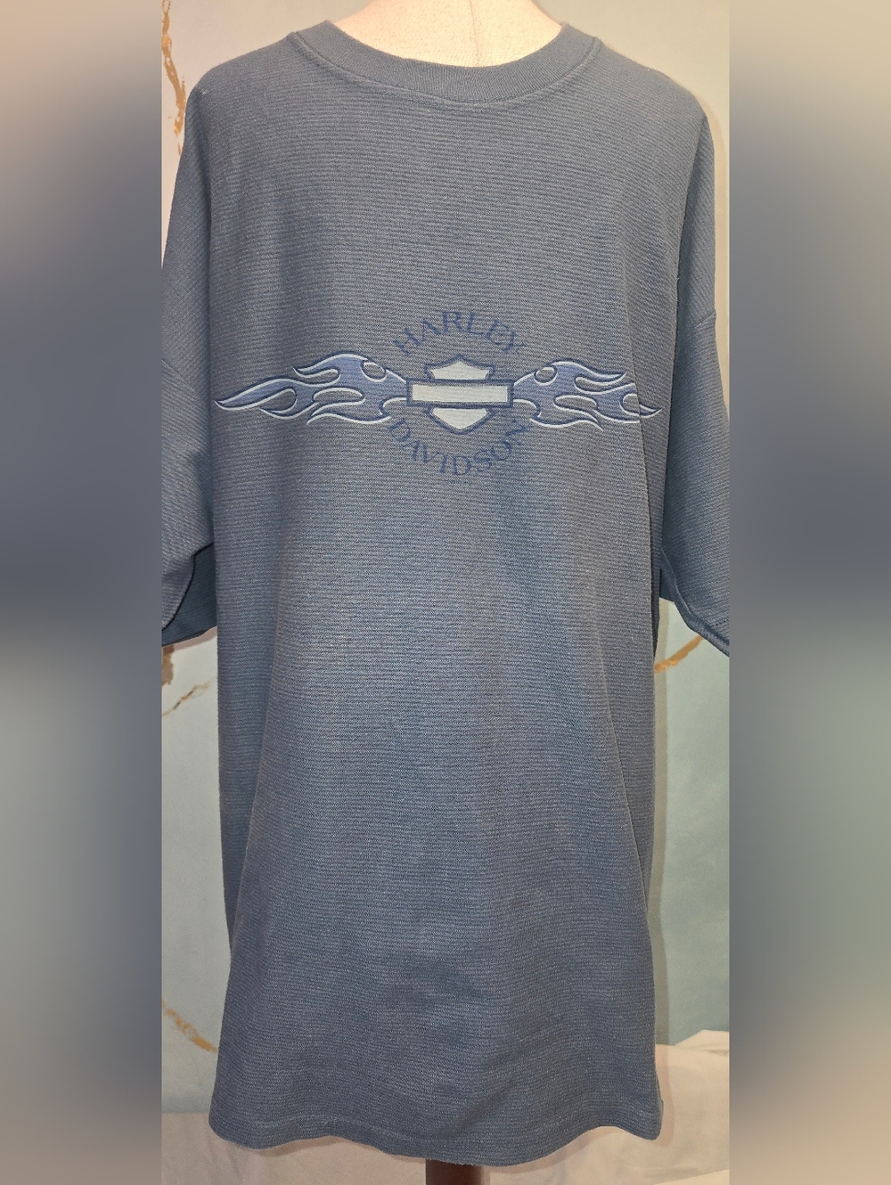 White Marlin OC MD Harley Davidson Thick 100% Cotton Short Sleeve Vintage XL